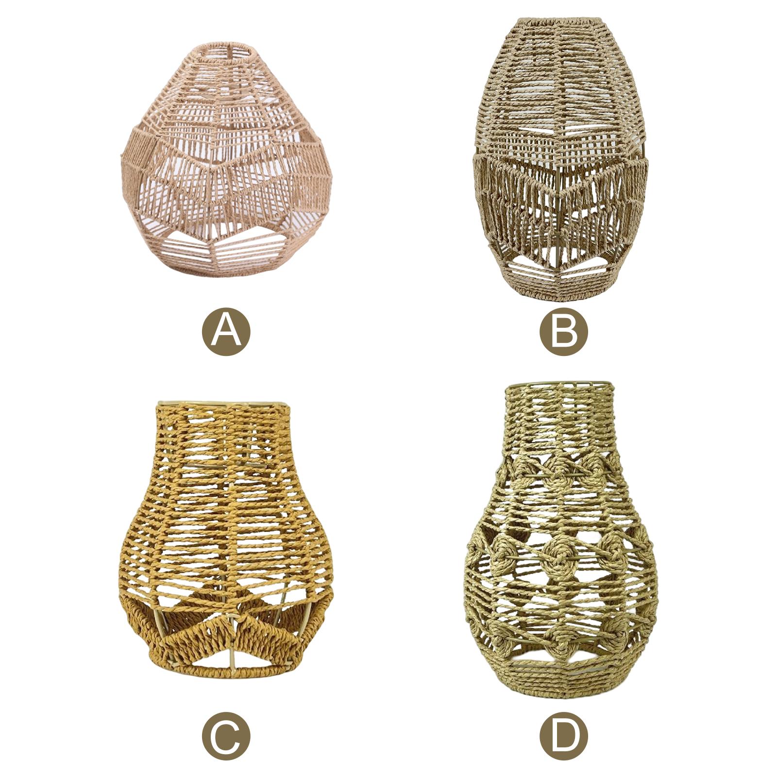 Boho Pendant Lamp Shade Paper  – Wicker Pendant Shade Bewertung und Preis