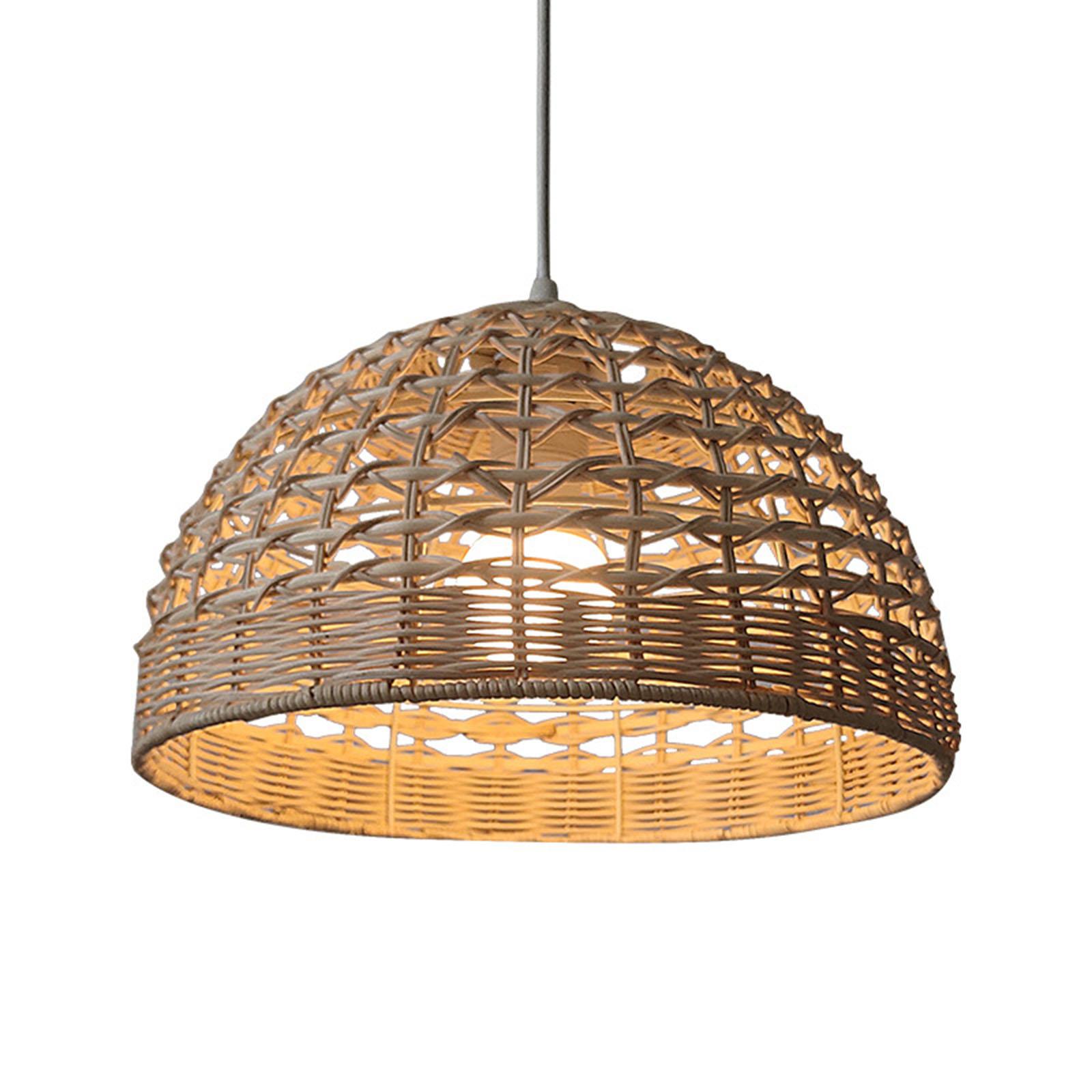 Rattan Lampshade Wicker Pendan – Wicker Pendant Shade Bewertung und Preis