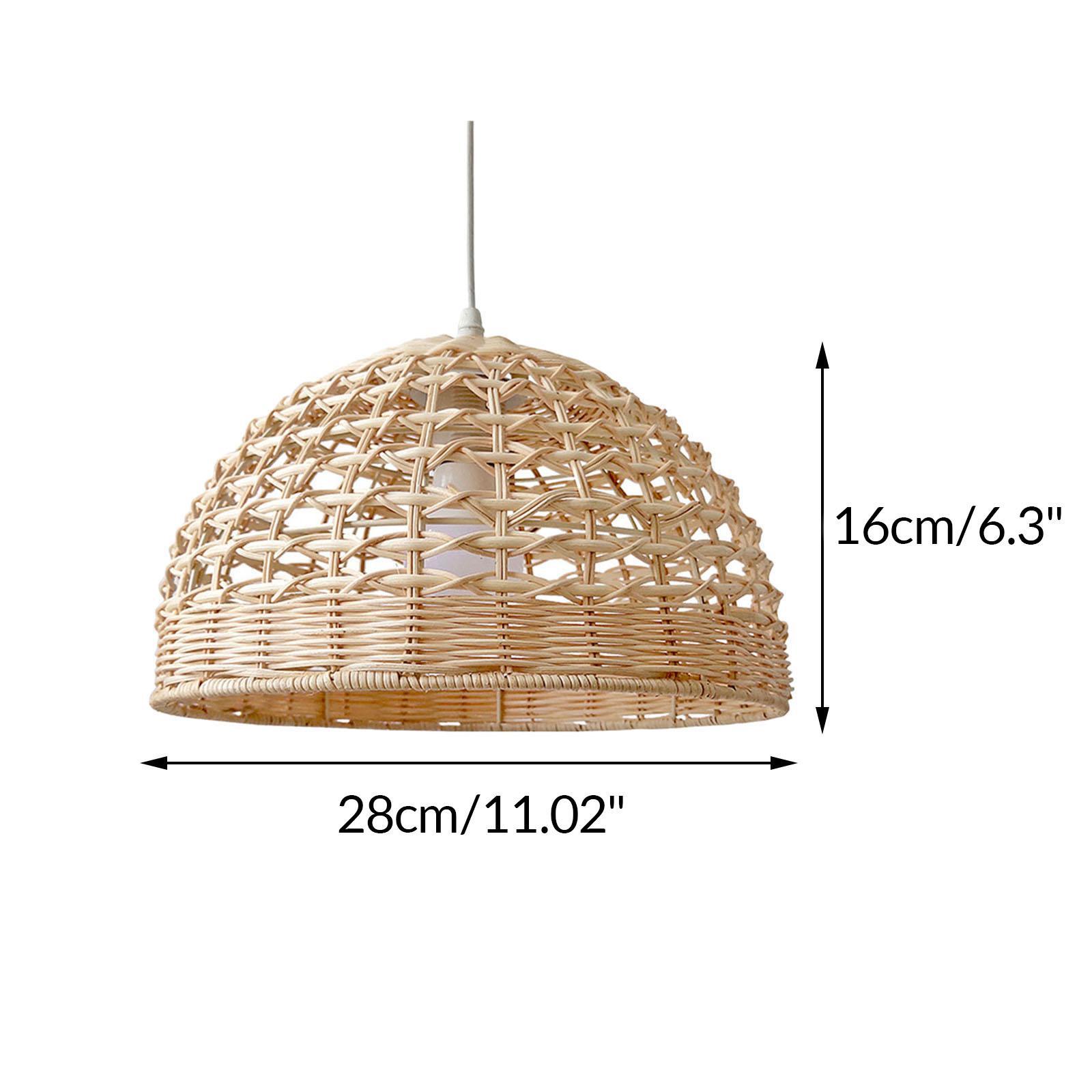 Rattan Lampshade Wicker Pendan – Wicker Pendant Shade Bewertung und Preis
