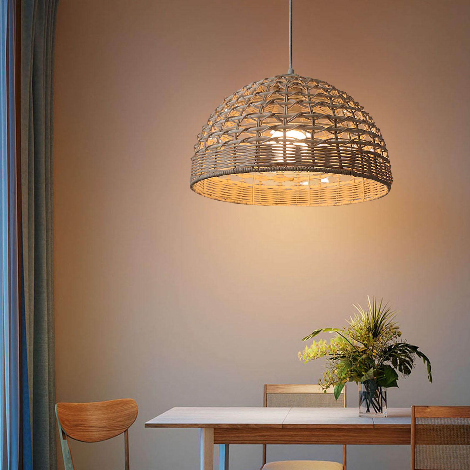 Rattan Lampshade Wicker Pendan – Wicker Pendant Shade Bewertung und Preis