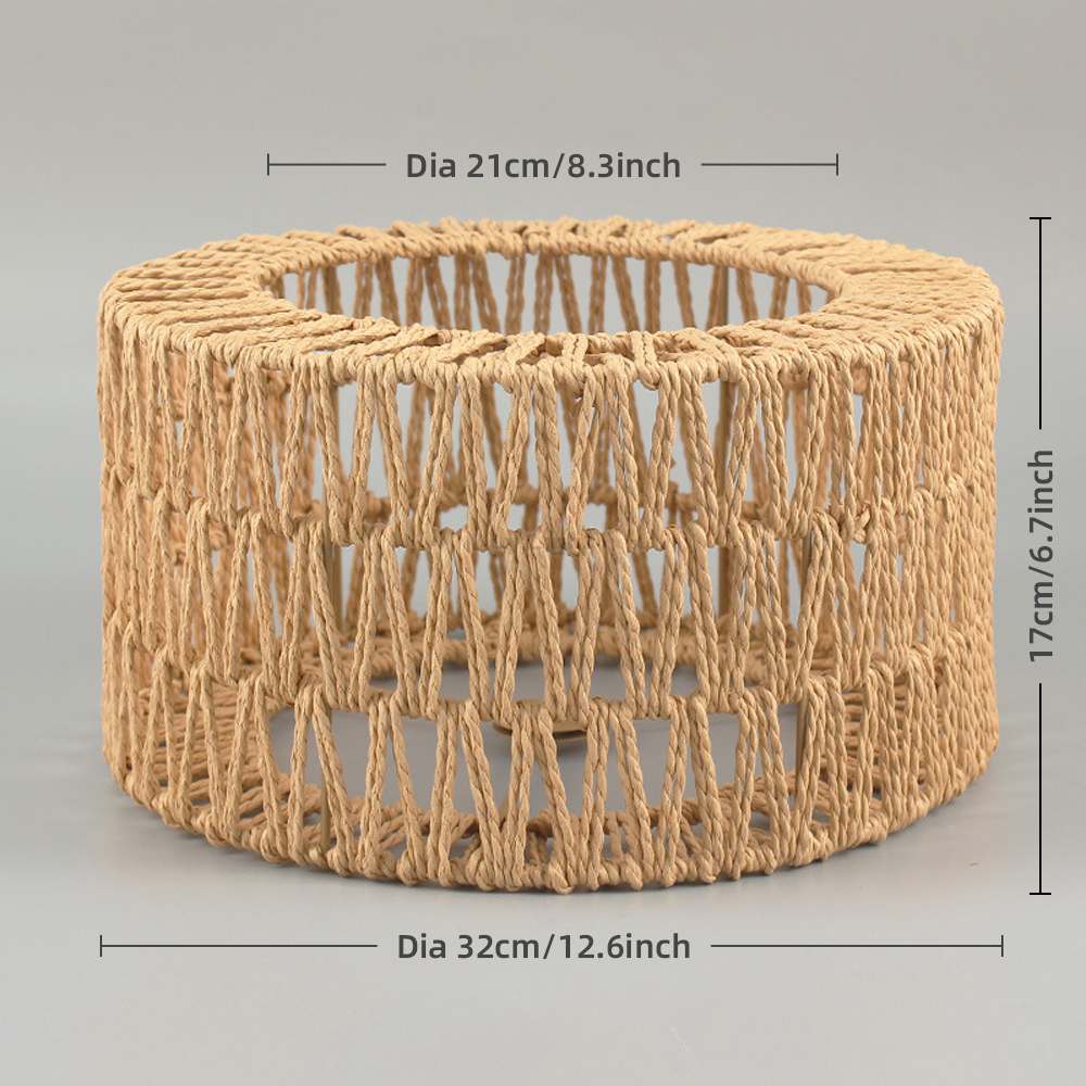 Rattan Lamp Shade E27 Wicker W – Wicker Pendant Shade Bewertung und Preis