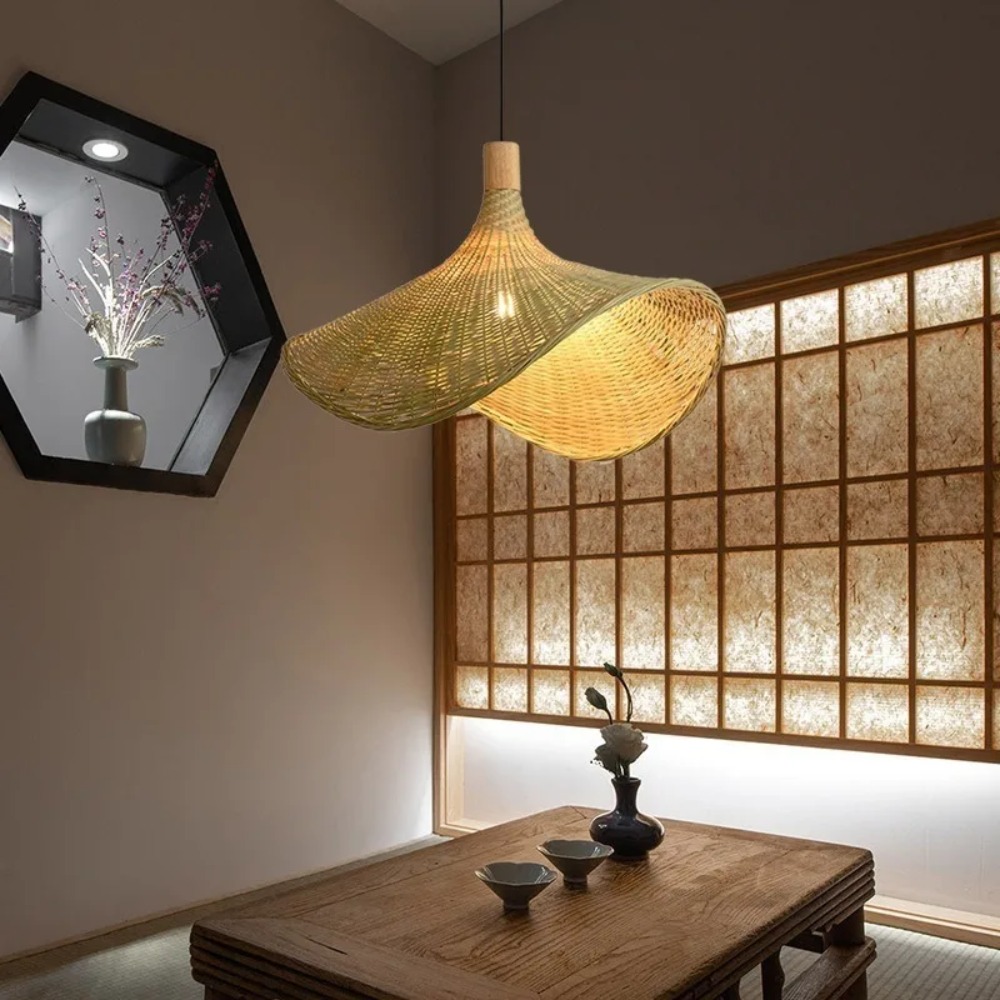 Woven Natural Bamboo Decor Lig – Wicker Pendant Shade Bewertung und Preis