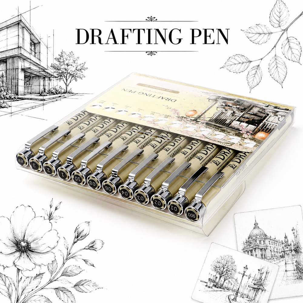 12 Size Fine Line Drawing Pens – Interior Design Sketch Bewertung und Preis