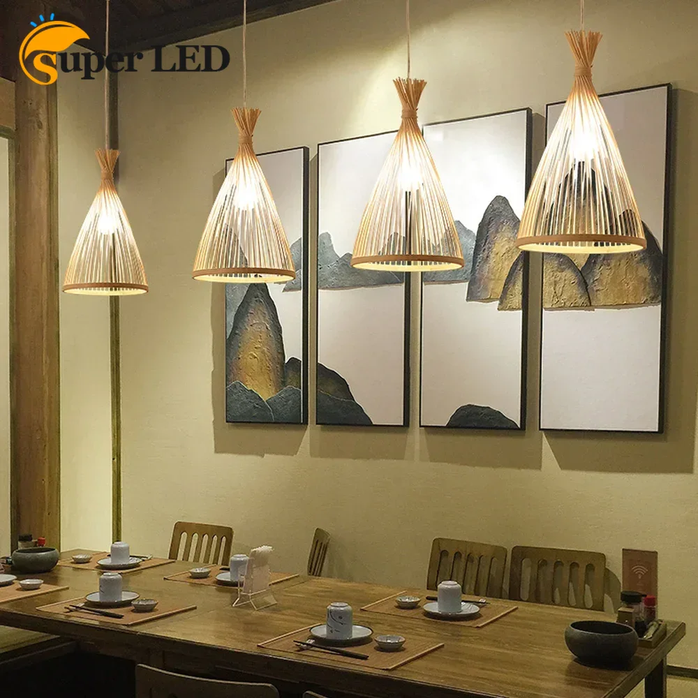 Japanese Chandelier Natural Ba – Wicker Pendant Shade Bewertung und Preis