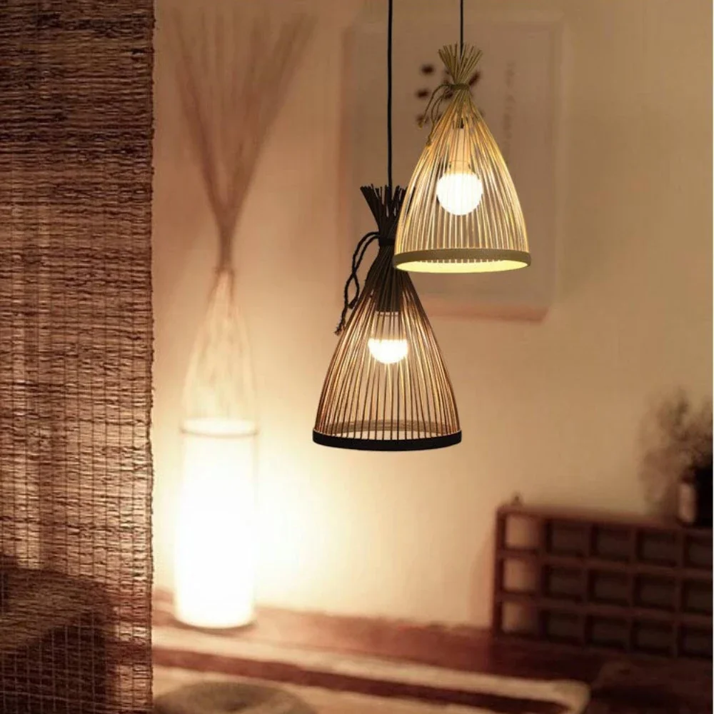 Japanese Chandelier Natural Ba – Wicker Pendant Shade Bewertung und Preis