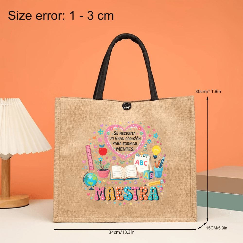 Maestra Printed Linen Tote Bag – Interior Design Book Bewertung und Preis