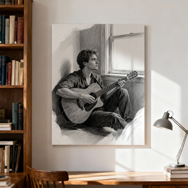An Artistic Canvas Print in Sk – Interior Design Sketch Bewertung und Preis