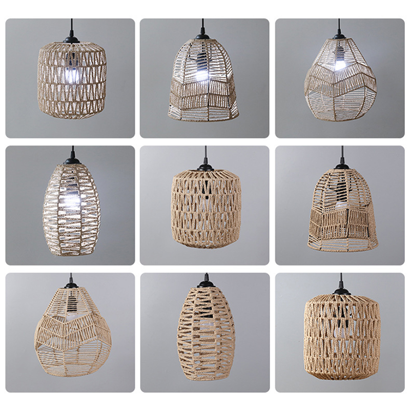 1 Pc Hand Weave Lampshade Ratt – Wicker Pendant Shade Bewertung und Preis