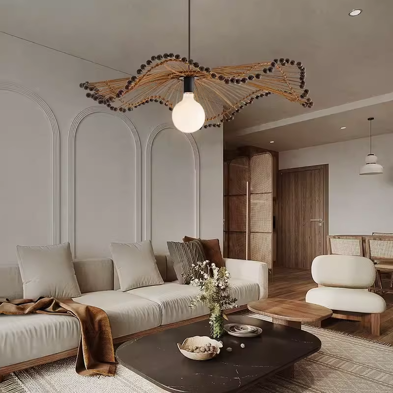 Japanese Style Wabi Sabi Handm – Wicker Pendant Shade Bewertung und Preis
