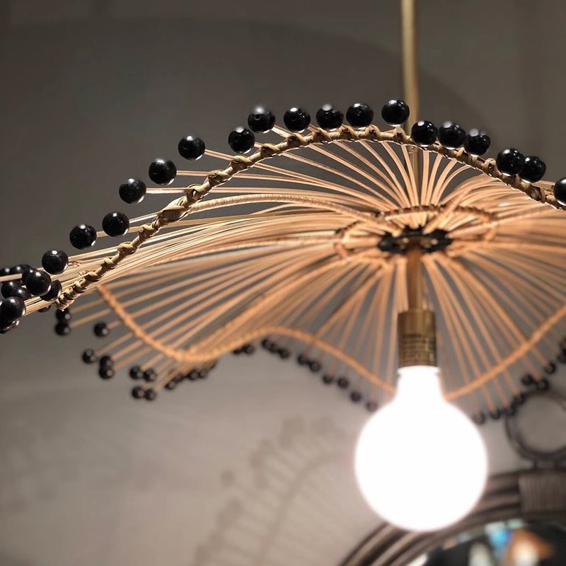 Japanese Style Wabi Sabi Handm – Wicker Pendant Shade Bewertung und Preis