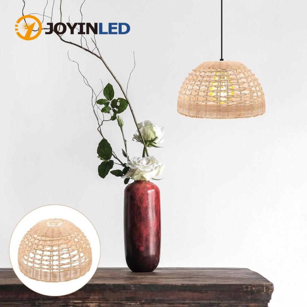Rattan Pendant Lamp Woven Cage – Wicker Pendant Shade Bewertung und Preis