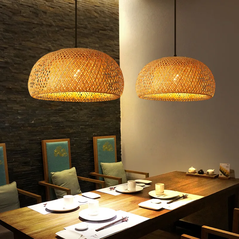 Bamboo Lantern 26cm Pendant La – Wicker Pendant Shade Bewertung und Preis