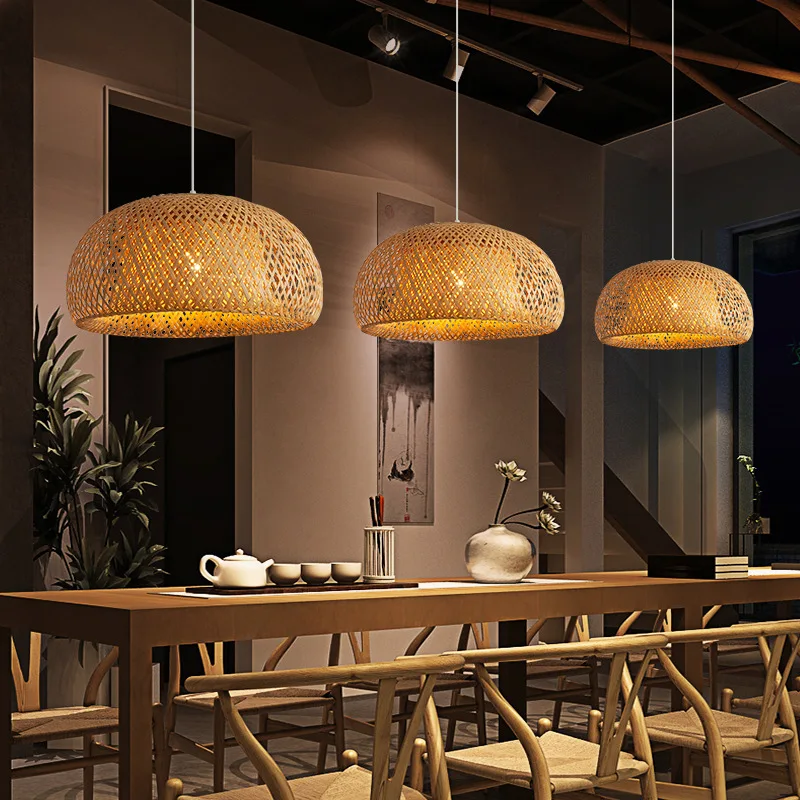 Bamboo Lantern 26cm Pendant La – Wicker Pendant Shade Bewertung und Preis