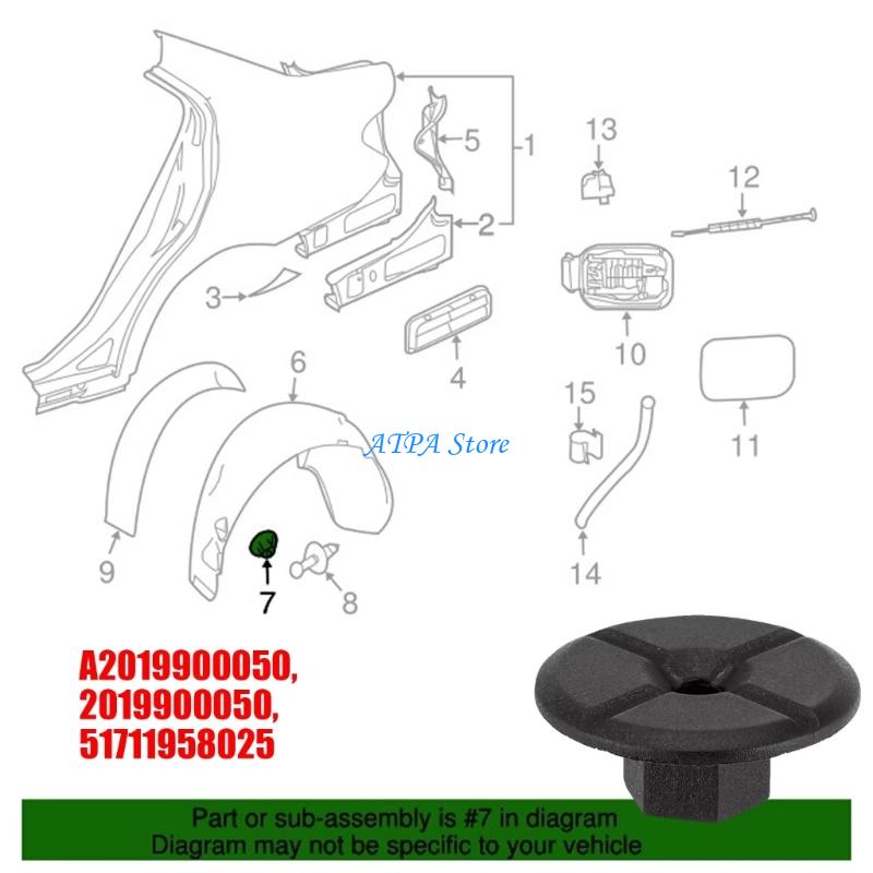 U13C Interior Trim Clips For W – Interior Design Type Bewertung und Preis