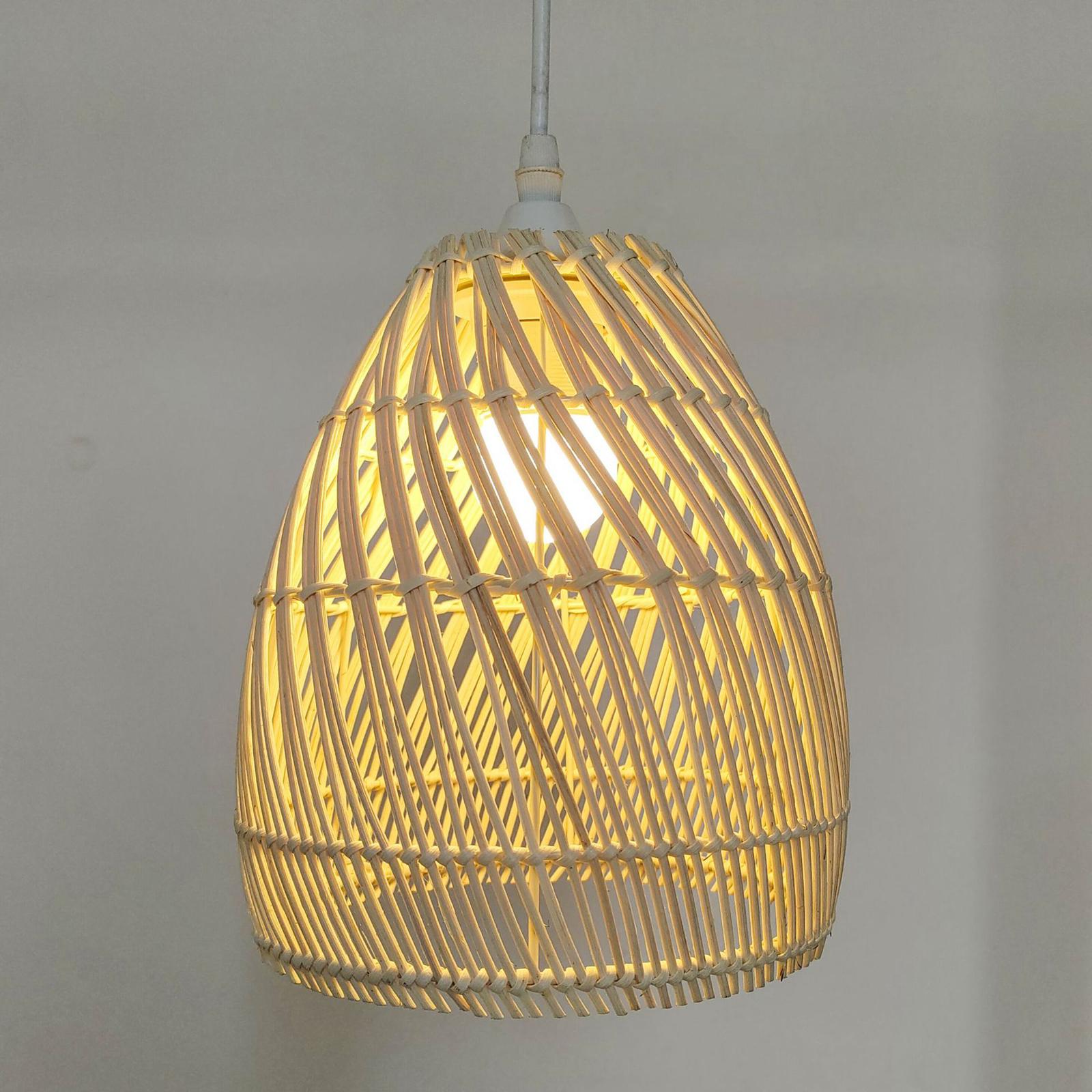 Rattan Lampshade Woven Rattan  – Wicker Pendant Shade Bewertung und Preis