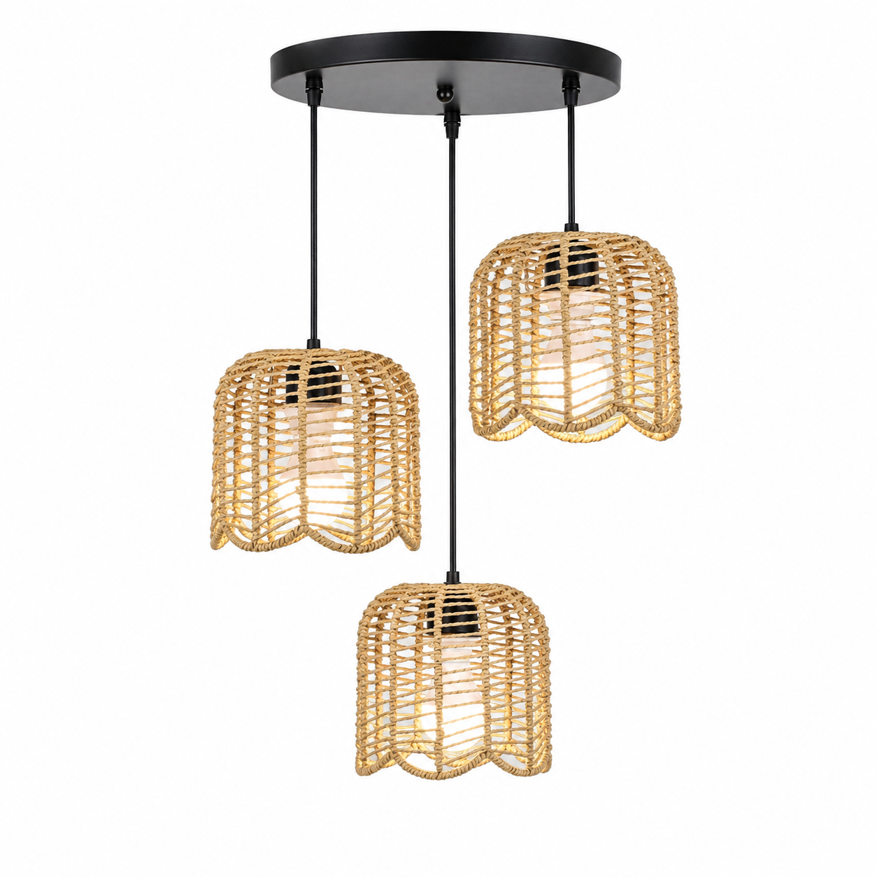 JOYINLED Farmhouse Hand Woven  – Wicker Pendant Shade Bewertung und Preis