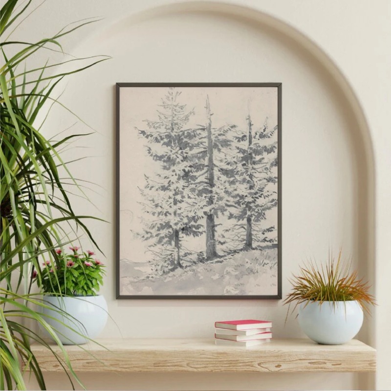 Antique Japanese Tree Forest S – Interior Design Sketch Bewertung und Preis