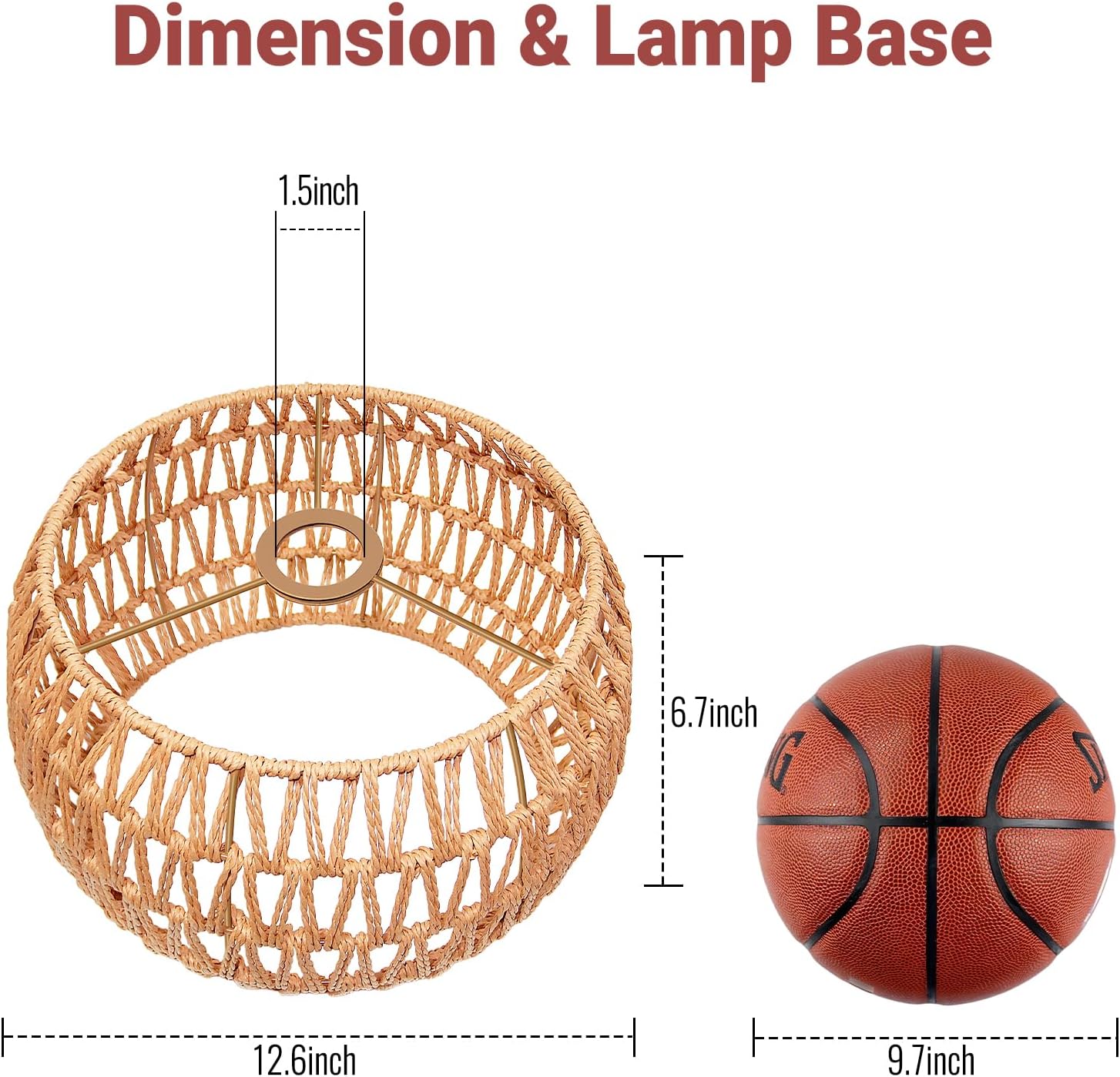 Hanging Pendant Lamp Shade(12. – Wicker Pendant Shade Bewertung und Preis