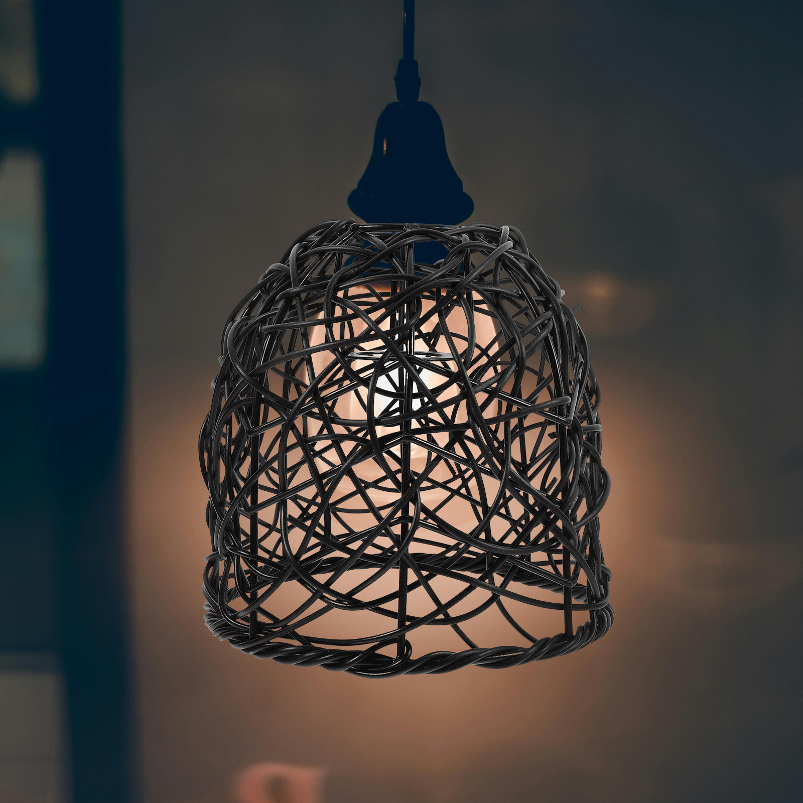 Wicker Lamp Shade E27 Rattan P – Wicker Pendant Shade Bewertung und Preis