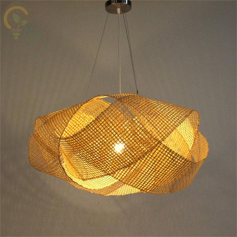 New Chinese Bamboo Wicker Ratt – Wicker Pendant Shade Bewertung und Preis