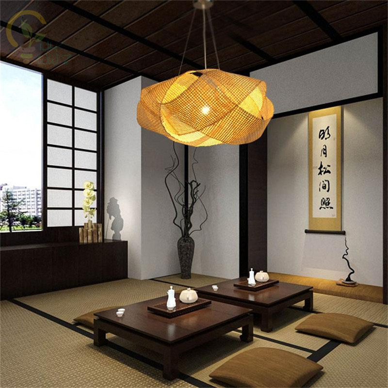 New Chinese Bamboo Wicker Ratt – Wicker Pendant Shade Bewertung und Preis